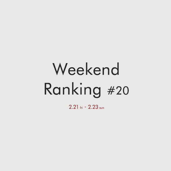 Weekend Ranking #20
